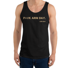 Load image into Gallery viewer, F*#k Arm Day Tank Top Workout Apparel Funny Merchandise