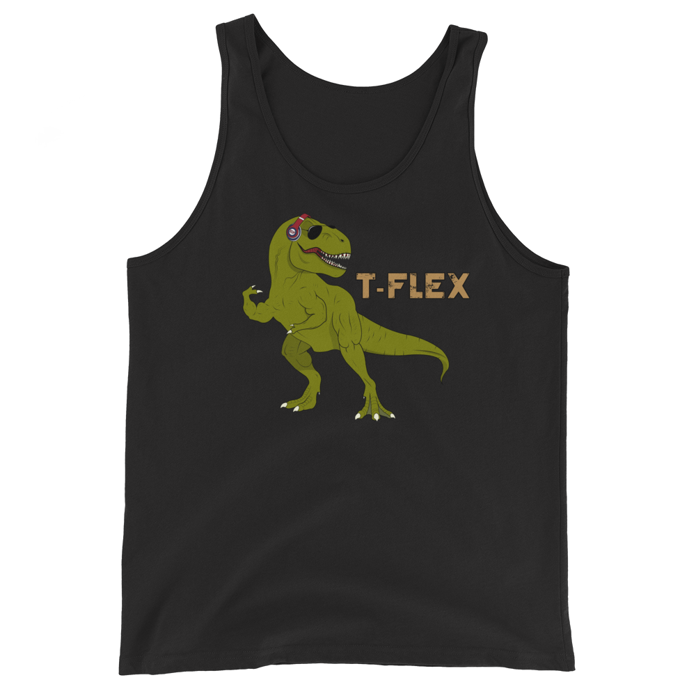 T-Flex Tank Top Workout Apparel Funny Merchandise