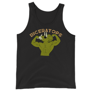 Biceratops Tank Top Workout Apparel Funny Merchandise