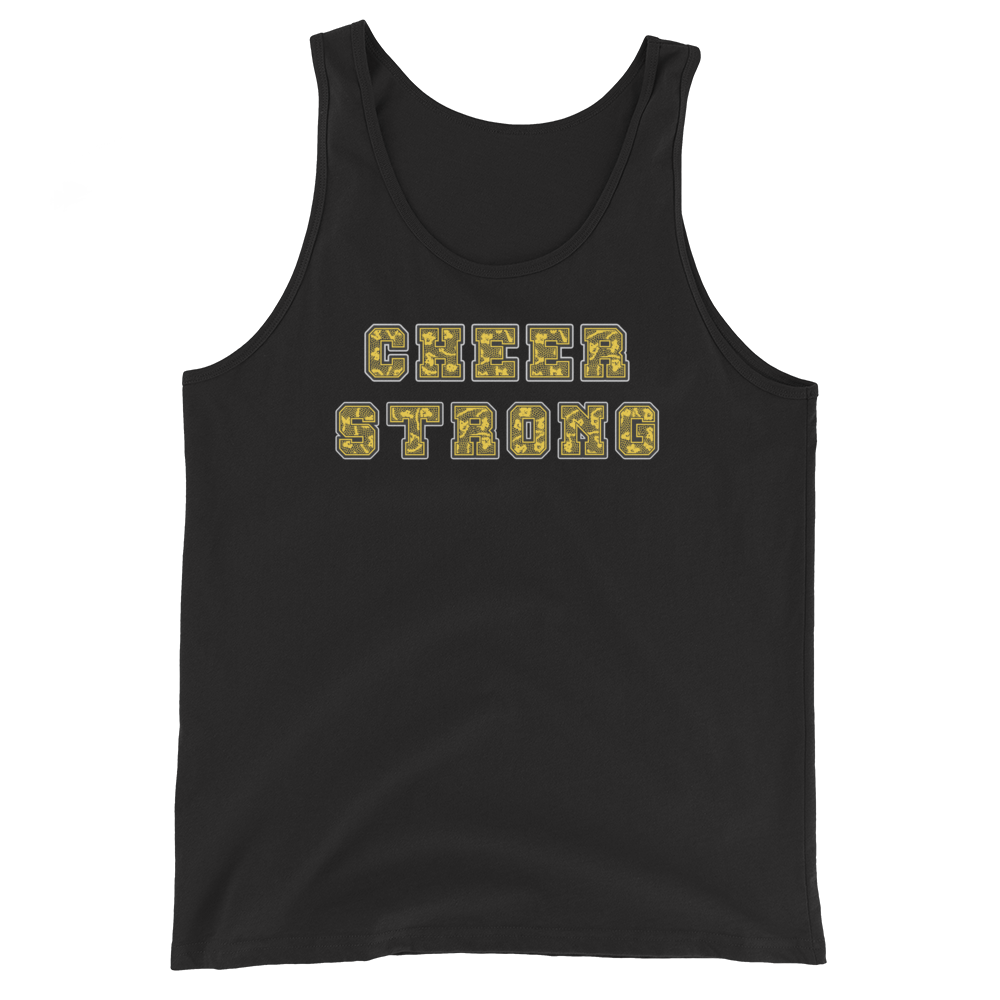 Cheer Strong Tank Top Workout Apparel Funny Merchandise