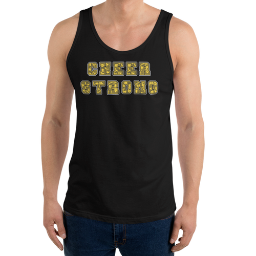 Cheer Strong Tank Top Workout Apparel Funny Merchandise