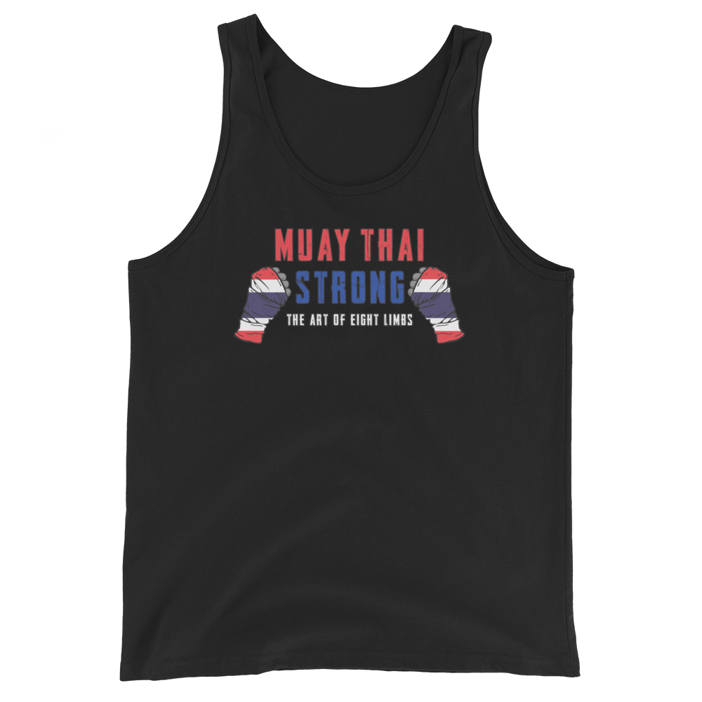 Muay Thai Strong Tank Top Workout Apparel Funny Merchandise