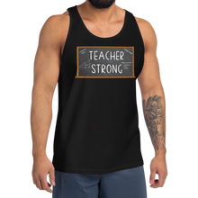 Load image into Gallery viewer, Teacher Strong Tank Top Workout Apparel Funny Merchandise