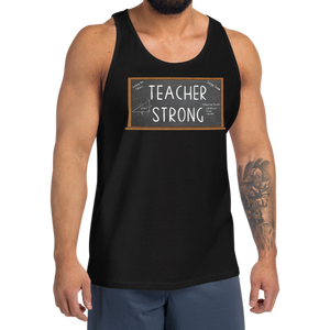 Teacher Strong Tank Top Workout Apparel Funny Merchandise