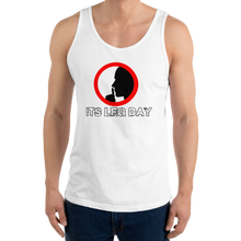 Load image into Gallery viewer, Shhh Its Leg Day Tank Top Workout Apparel Funny Merchandise