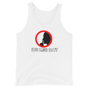 Shhh Its Leg Day Tank Top Workout Apparel Funny Merchandise