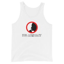 Load image into Gallery viewer, Shhh Its Arm Day Tank Top Workout Apparel Funny Merchandise