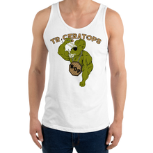 Load image into Gallery viewer, Triceratops Tank Top Workout Apparel Funny Merchandise
