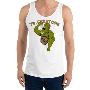 Triceratops Tank Top Workout Apparel Funny Merchandise