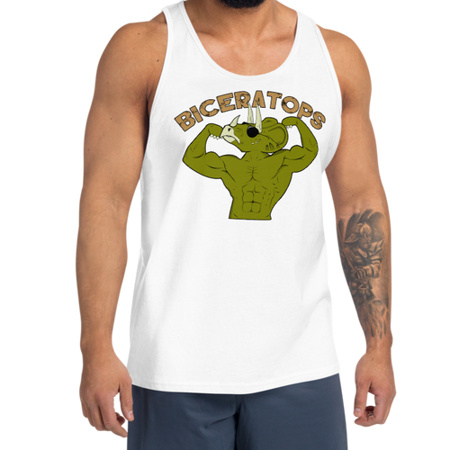 Biceratops Tank Top Workout Apparel Funny Merchandise