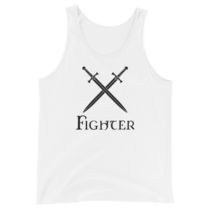 Fighter D&D Tank Top Workout Apparel Funny Merchandise