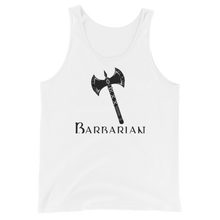 Load image into Gallery viewer, Barbarian D&amp;D Tank Top Workout Apparel Funny Merchandise