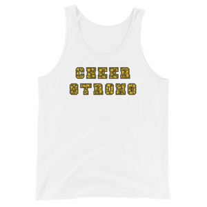 Cheer Strong Tank Top Workout Apparel Funny Merchandise