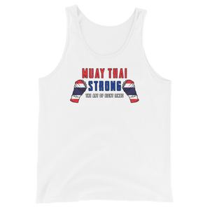 Muay Thai Strong Tank Top Workout Apparel Funny Merchandise