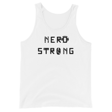 Load image into Gallery viewer, Nerd Strong Tank Top Workout Apparel Funny Merchandise