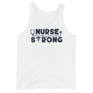 Nurse Strong Tank Top Workout Apparel Funny Merchandise