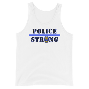 Police Strong Tank Top Workout Apparel Funny Merchandise