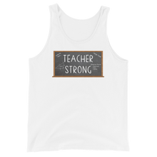 Load image into Gallery viewer, Teacher Strong Tank Top Workout Apparel Funny Merchandise