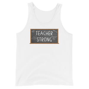 Teacher Strong Tank Top Workout Apparel Funny Merchandise