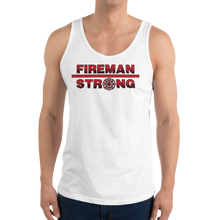 Load image into Gallery viewer, Fireman Strong Tank Top Workout Apparel Funny Merchandise