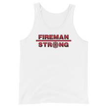 Load image into Gallery viewer, Fireman Strong Tank Top Workout Apparel Funny Merchandise