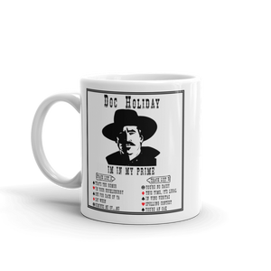 Doc Holiday Tombstone Mug Workout Apparel Funny Merchandise