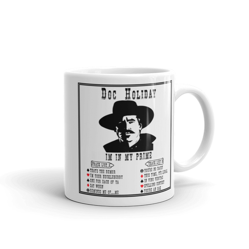 Doc Holiday Tombstone Mug Workout Apparel Funny Merchandise