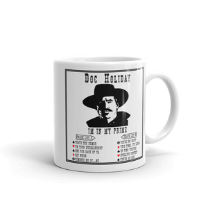 Doc Holiday Tombstone Mug Workout Apparel Funny Merchandise