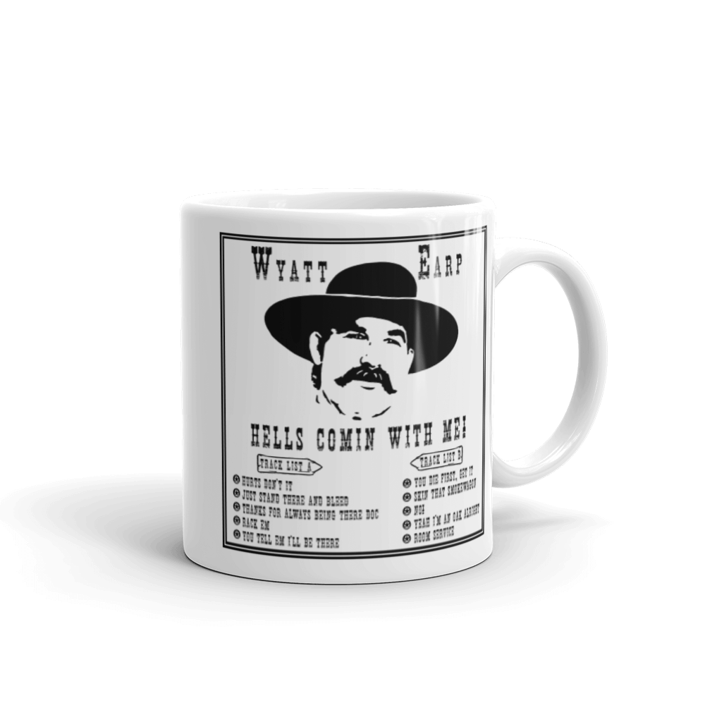 Wyatt Earp Tombstone Mug Workout Apparel Funny Merchandise