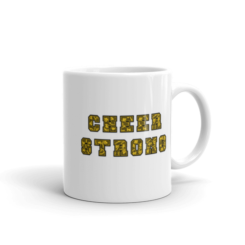 Cheer Strong Mug Workout Apparel Funny Merchandise