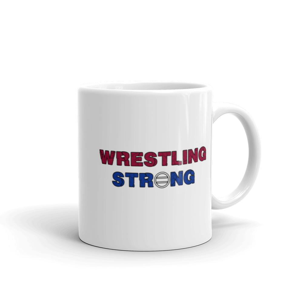 Wrestling Strong Mug Workout Apparel Funny Merchandise