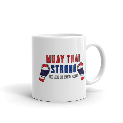 Muay Thai Strong Mug Workout Apparel Funny Merchandise