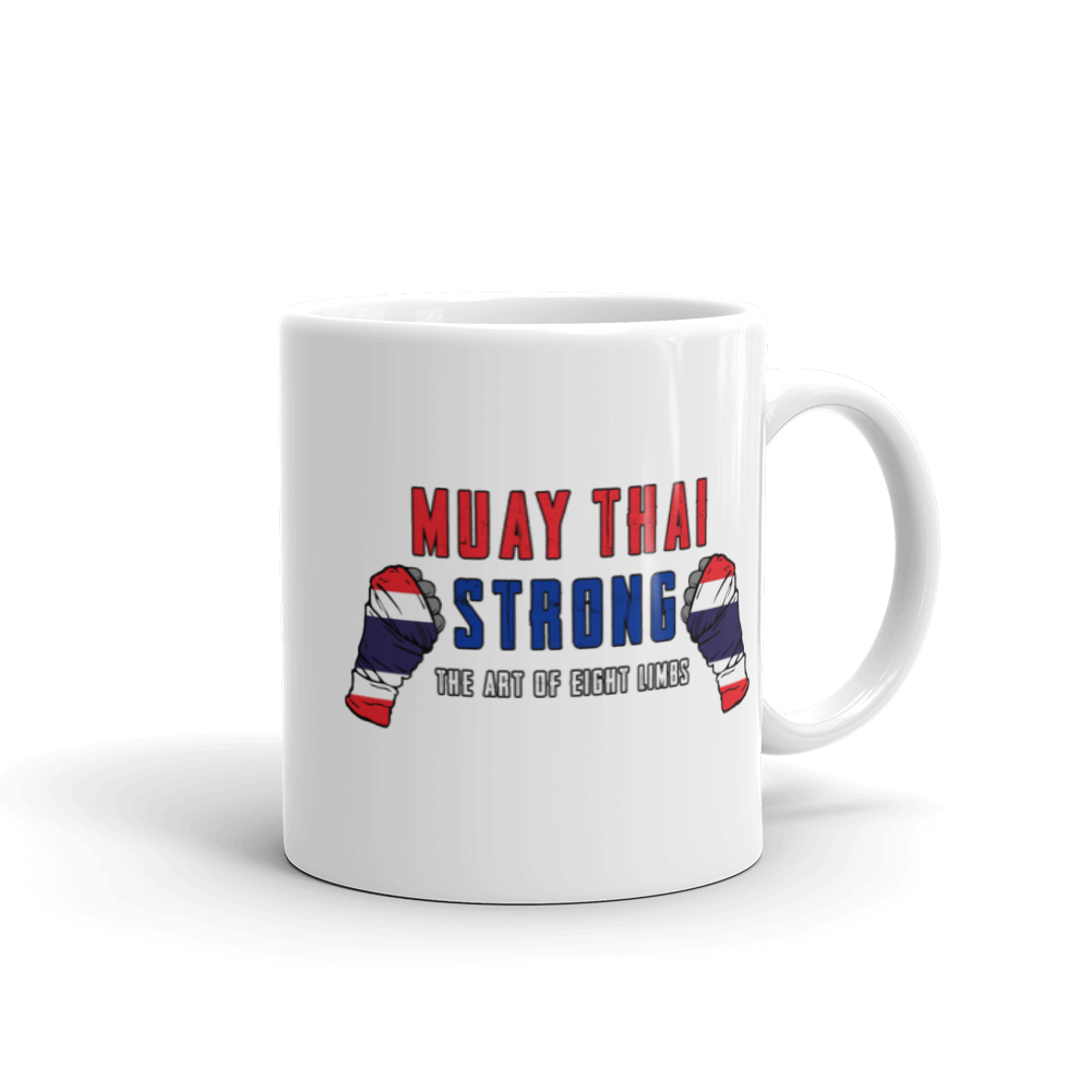 Muay Thai Strong Mug Workout Apparel Funny Merchandise