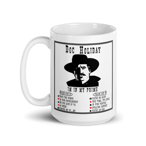 Doc Holiday Tombstone Mug Workout Apparel Funny Merchandise