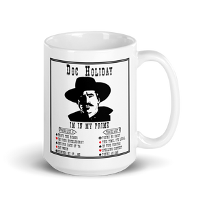 Doc Holiday Tombstone Mug Workout Apparel Funny Merchandise