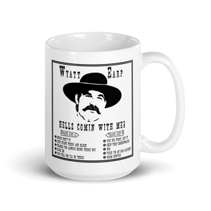 Wyatt Earp Tombstone Mug Workout Apparel Funny Merchandise