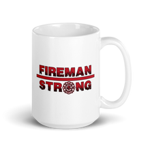 Load image into Gallery viewer, Fireman Strong Mug Workout Apparel Funny Merchandise