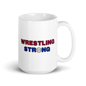 Wrestling Strong Mug Workout Apparel Funny Merchandise