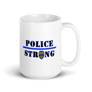 Police Strong Mug Workout Apparel Funny Merchandise