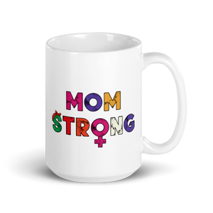 Mom Strong Mug Workout Apparel Funny Merchandise