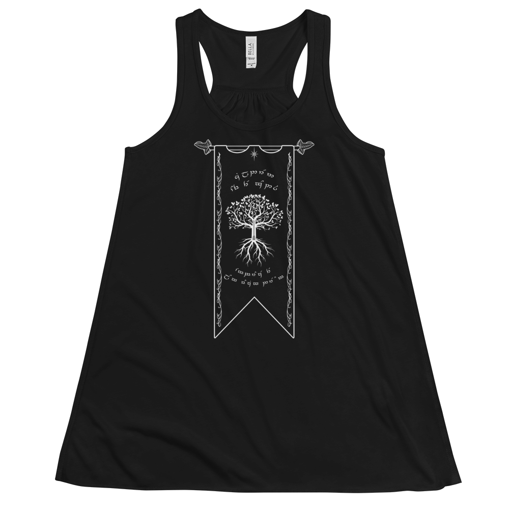 Women's Half Elf D&D Tank Workout Apparel Funny Merchandise