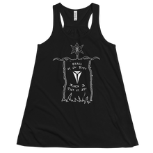 Load image into Gallery viewer, Tiefling D&amp;D Racerback Tank Workout Apparel Funny Merchandise