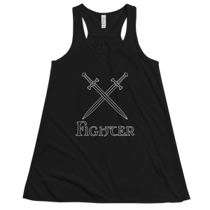 Women's Fighter D&D Tank Workout Apparel Funny Merchandise