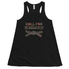 Load image into Gallery viewer, Women&#39;s Roll For Strength - Belt Tank Workout Apparel Funny Merchandise