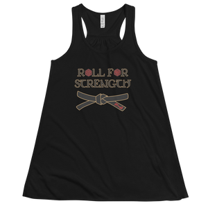 Women's Roll For Strength - Belt Tank Workout Apparel Funny Merchandise