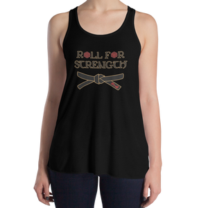 Women's Roll For Strength - Belt Tank Workout Apparel Funny Merchandise