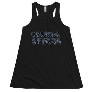 Women's Nurse Strong Tank Workout Apparel Funny Merchandise