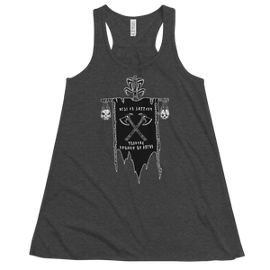 Women's Half Orc D&D Tank Workout Apparel Funny Merchandise